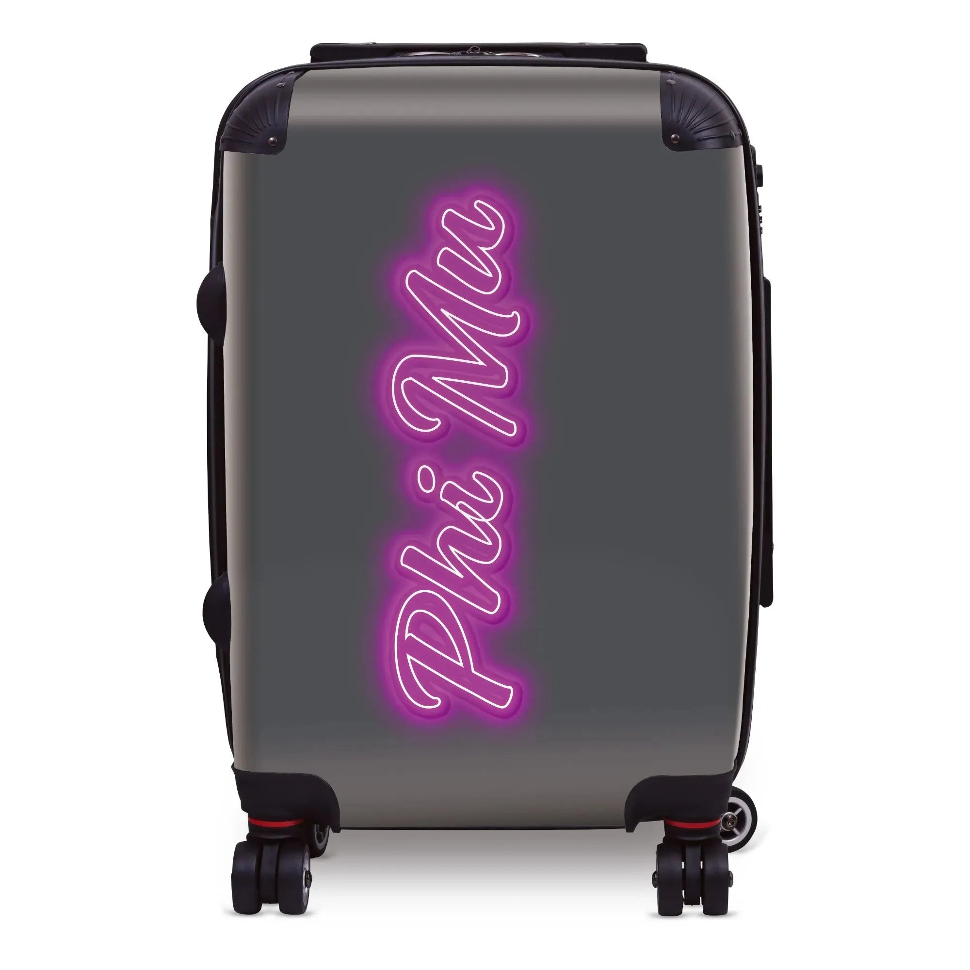 Phi Mu Carry-on Suitcase - Neon Suitcases