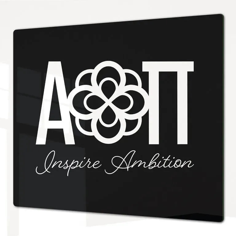 Alpha Omicron Pi Charcuterie Board Party Event Tray Black Serveware