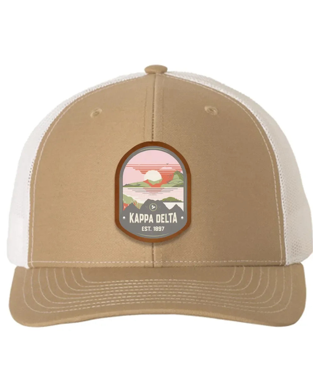 Kappa Delta Richardson 112 UV Print Leatherette Patch Trucker Hat - Ventura Trucker Hat