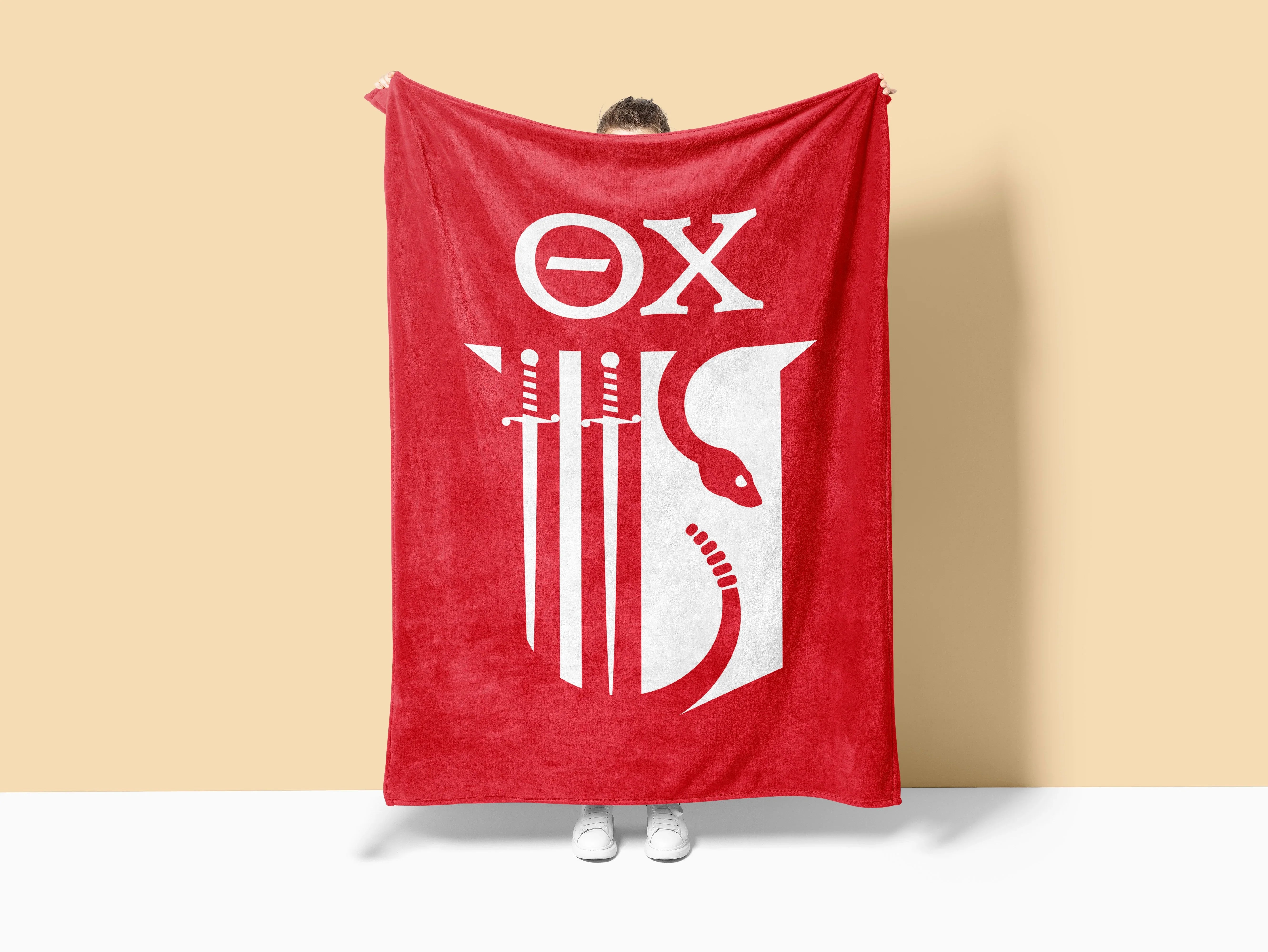 Theta Chi XL 60x80 Blanket - Traditional Center Band | Official Merch