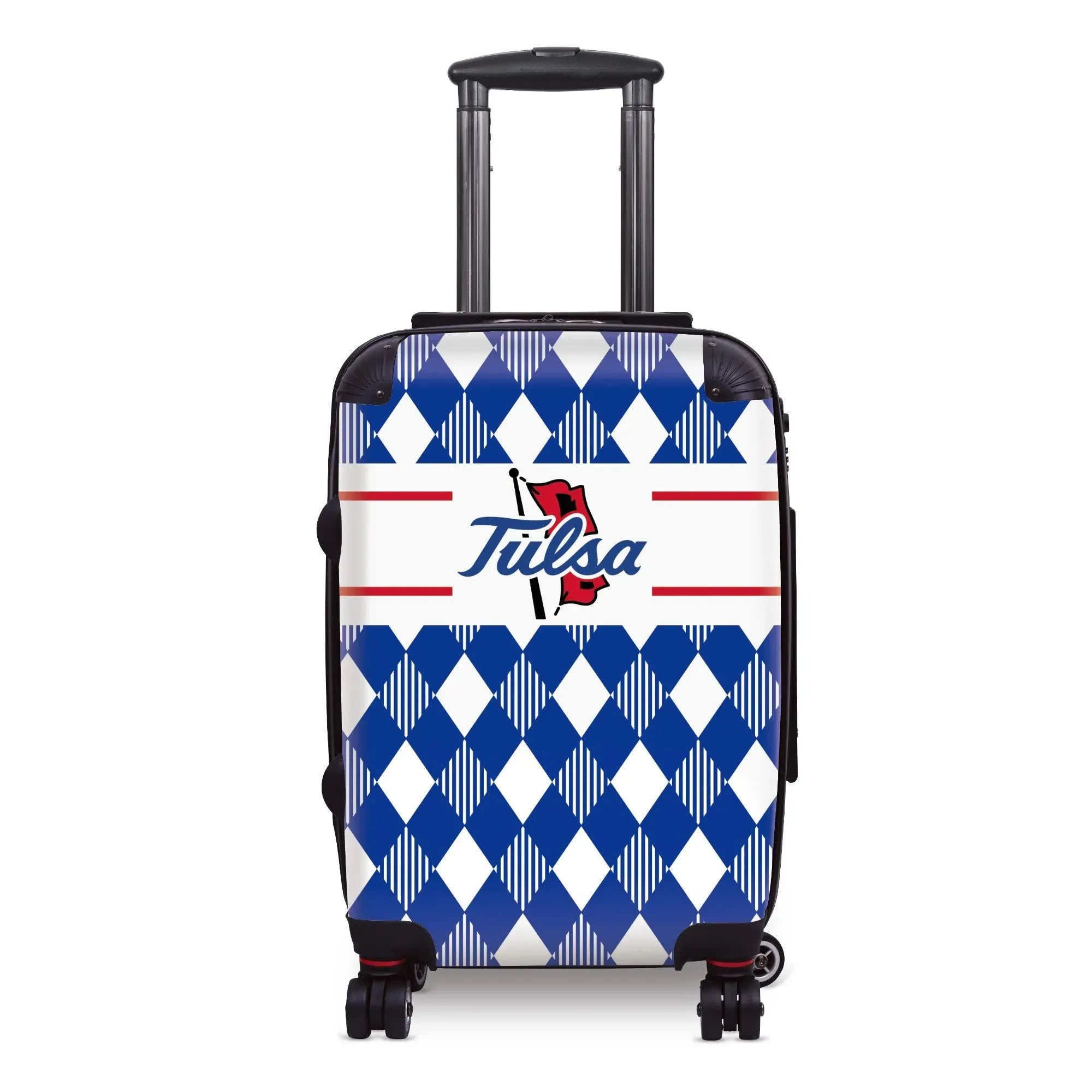 University of Tulsa Carry-on Suitcase - Argyle Suitcases