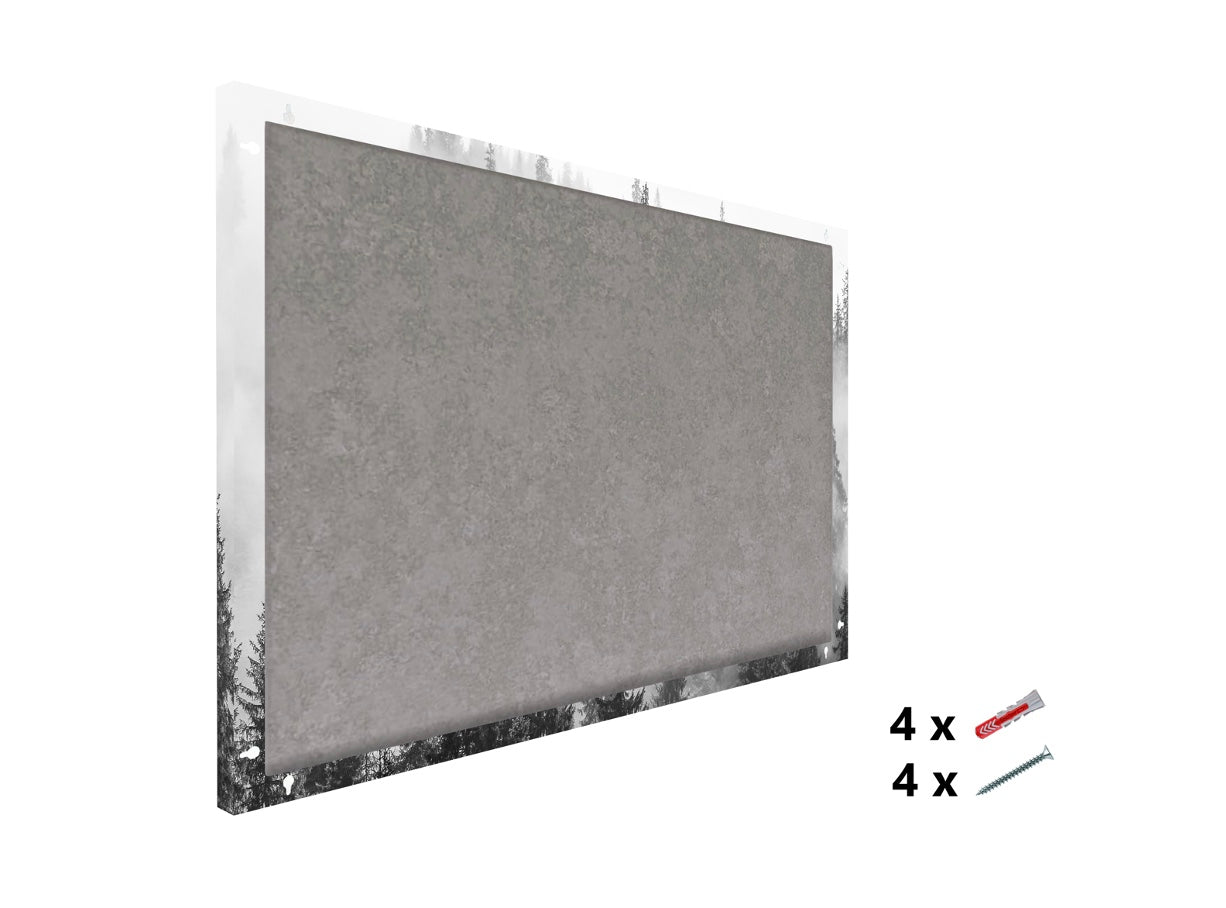 Misty Forest XL 3-in-1 Magnetic Dry-Erase Board Dry-Erase Board