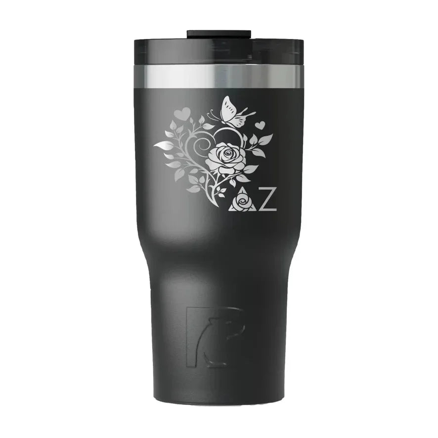 Delta Zeta RTIC 20 oz Essential Ceramic Lined Tumbler - Heart