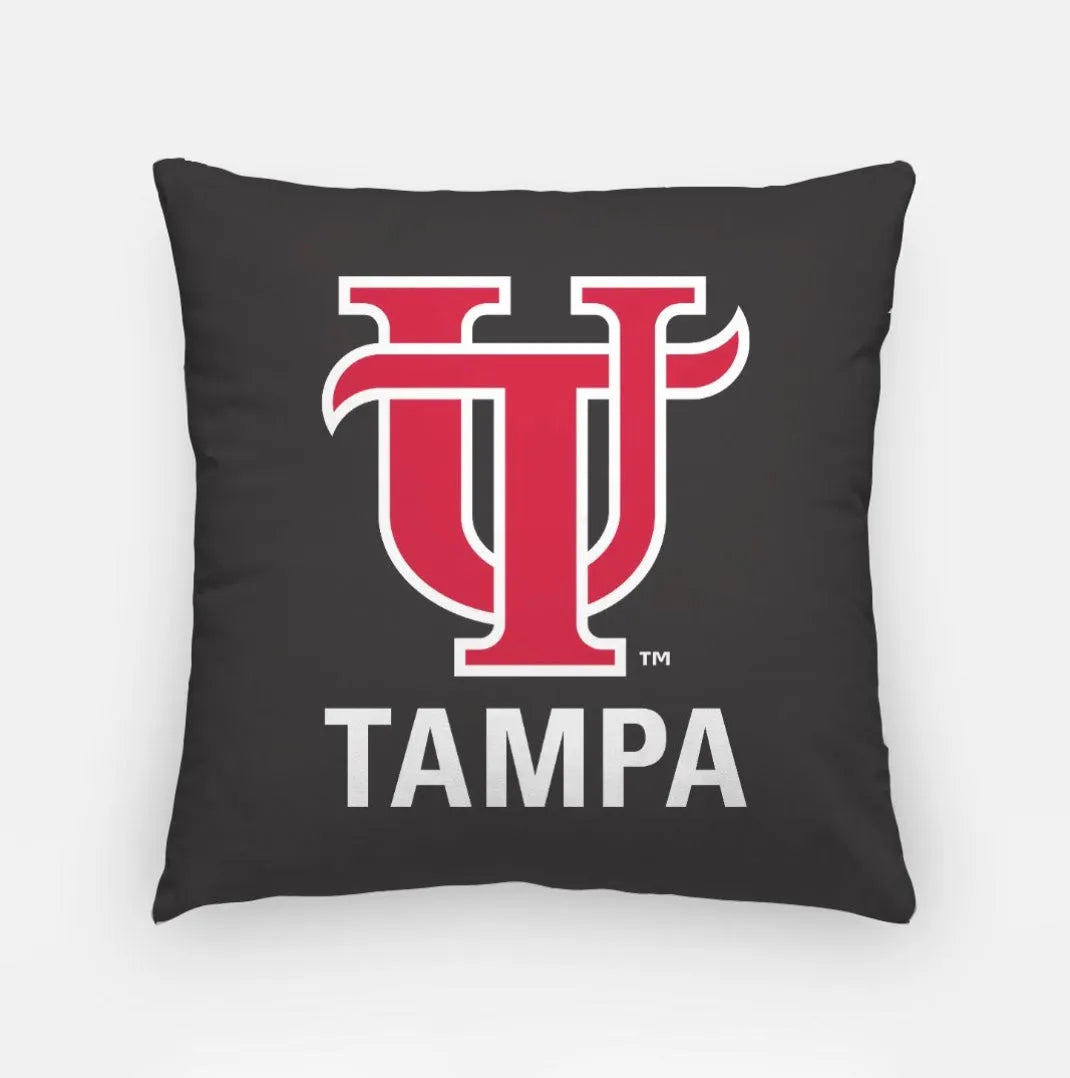 University of Tampa Lumbar Pillow Cover - Black Traditional Logo Pillow Covers