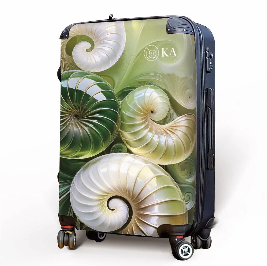 Kappa Delta Carry-on Suitcase - Jeweled Nautilus Shells Suitcases