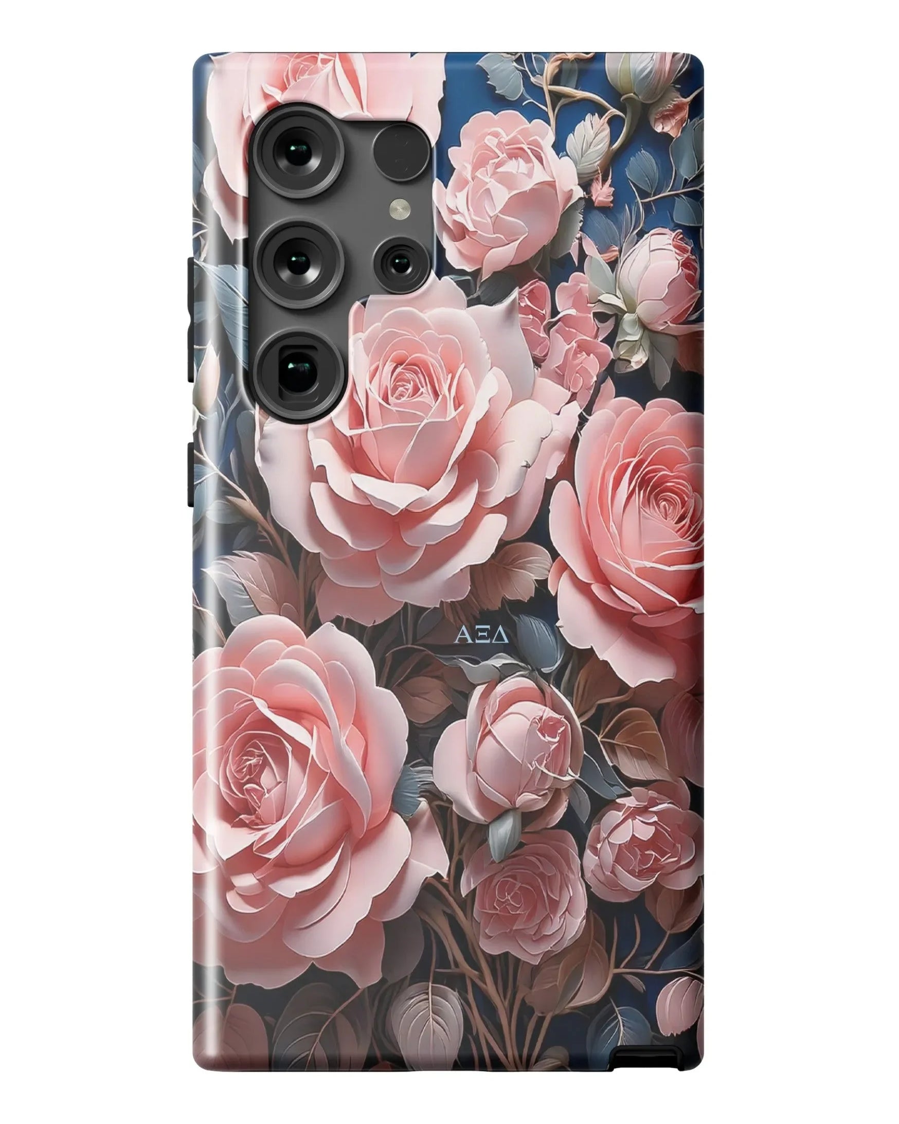 Alpha Xi Delta Samsung Galaxy Mobile Phone Case - Pink Roses | AXiD Gifts
