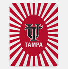University of Tampa XL 60x80 Throw Blanket - UT Starburst Red Throw Blankets
