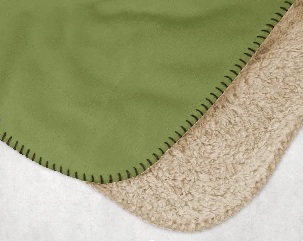 Personalized Kappa Delta XL 60x80 Sherpa Throw Blanket Throw Blankets