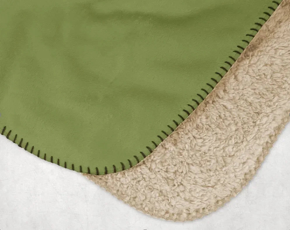 Personalized Kappa Delta XL 60x80 Sherpa Throw Blanket Throw Blankets
