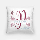 Pi Beta Phi 18" Monogram Throw Pillow Cover Pillow Covers