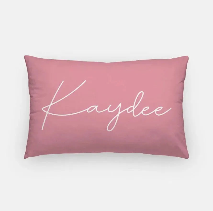 Kaydee Lumbar Pillow Cover Pink Pillow Covers