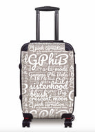 Gamma Phi Beta Carry-on Suitcase - Expression Art A-La-Mode Suitcases