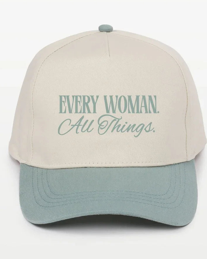 Junior League Embroidered Baseball Cap - Every Woman. All Things.