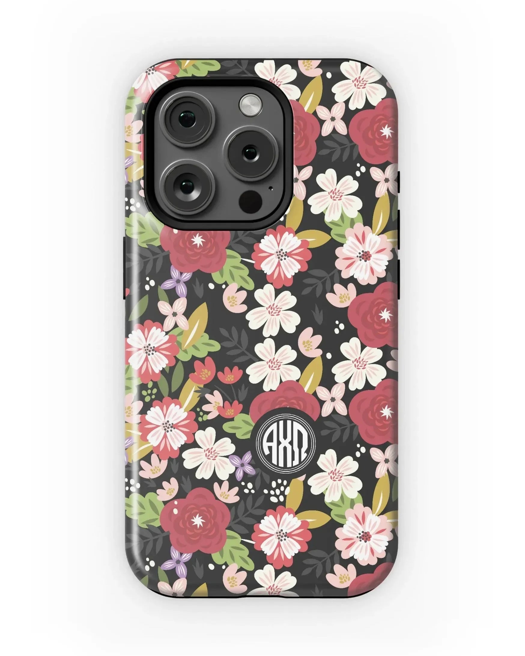 Alpha Chi Omega iPhone Mobile Phone Case - Modern Floral