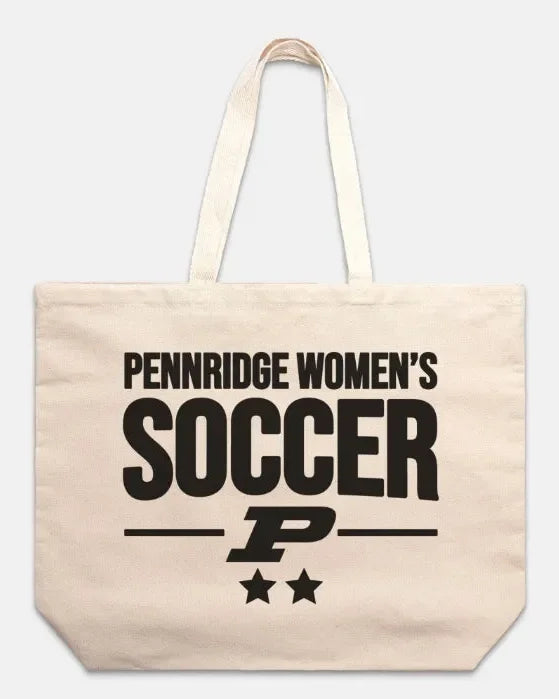 PHS Traditional Oversized Tote Black Tote Bags