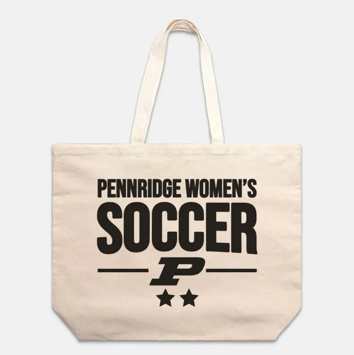 PHS Traditional Oversized Tote Black Tote Bags