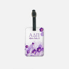 Alpha Delta Pi (Set of 2) Luggage Tag - Violets Luggage Tags