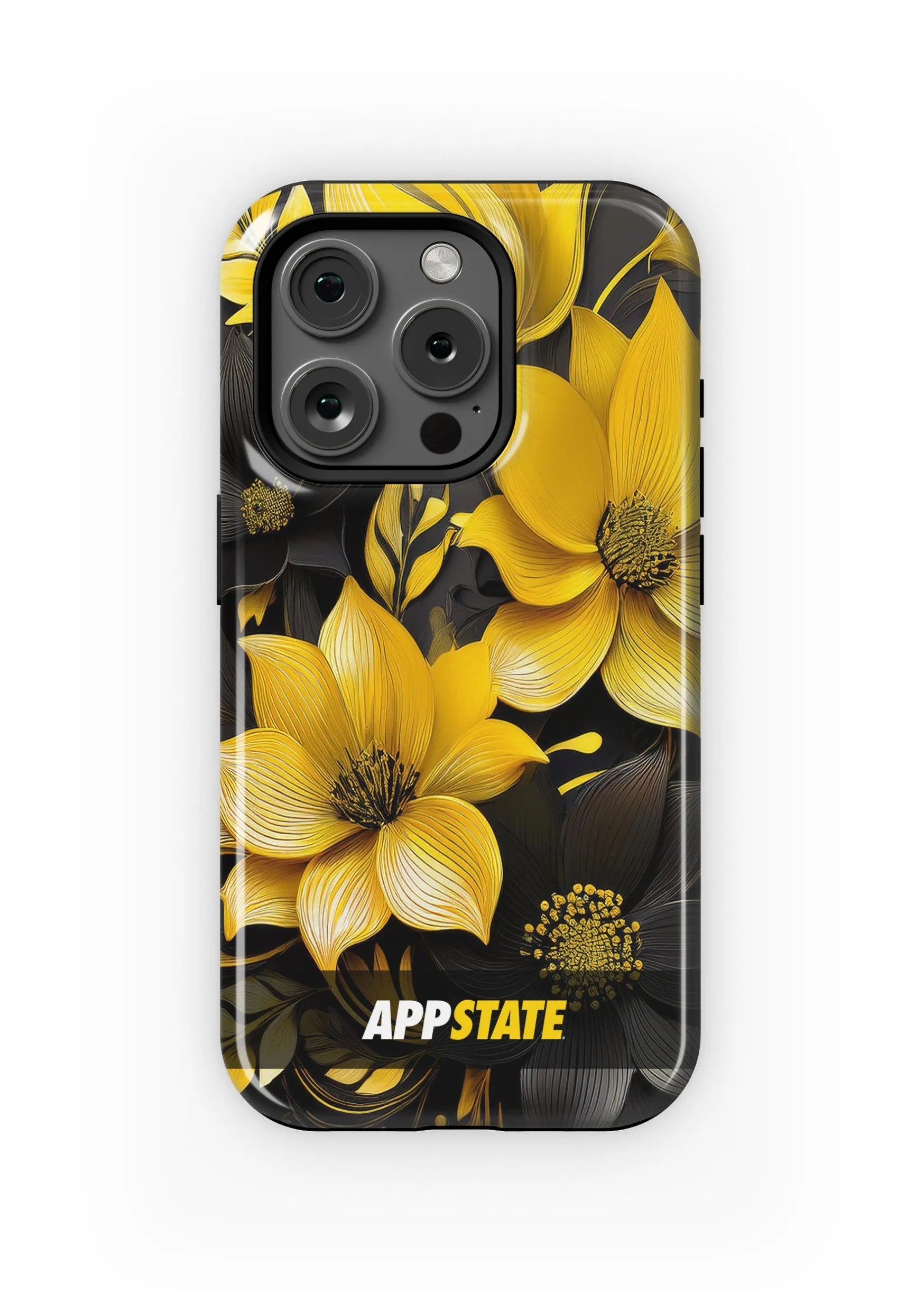Appalachian State University iPhone 16, 15, 14, 13 Mobile Phone Case - Floral Gloss Mobile Phone Cases