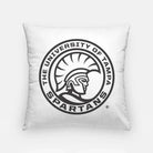 University of Tampa Pillow Cover - Black and White Spartan Circle - 18" Pillow Covers