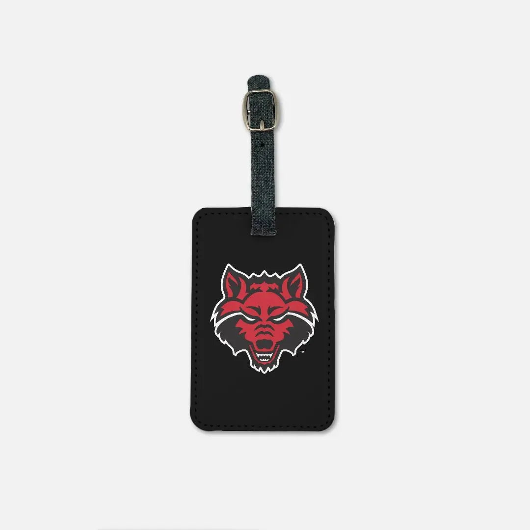 Arkansas State University Luggage Tag (Set of 2) - Wolf Head Luggage Tags