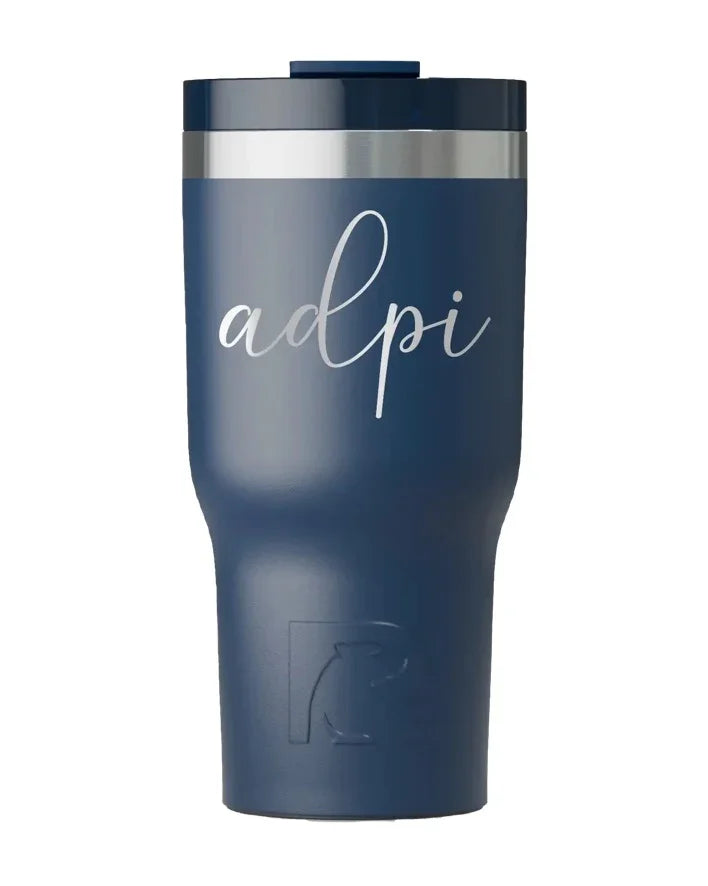 ADPi RTIC 20 oz Essential Ceramic Lined Tumbler - Script
