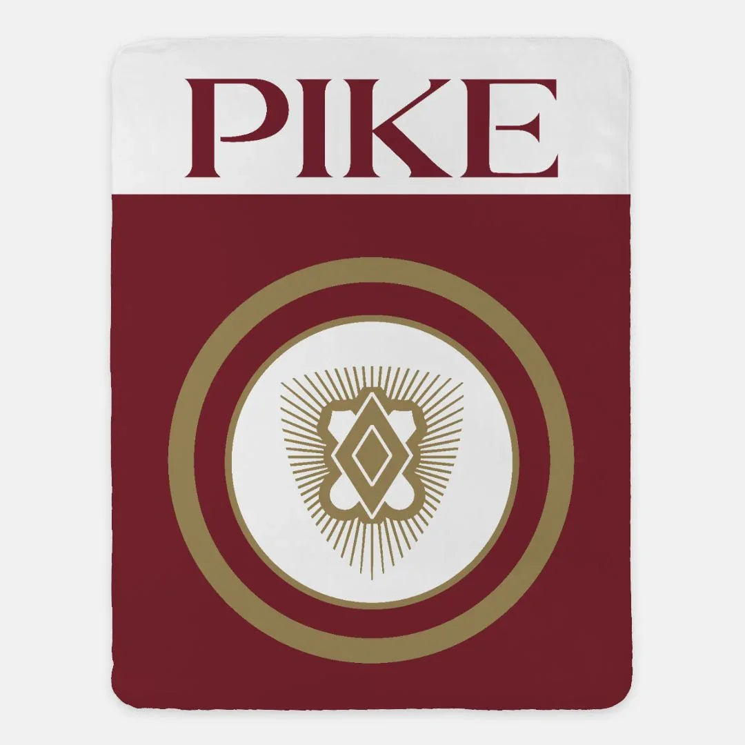 PIKE Sherpa Blanket XL 60x80 - Bullseye Default Title Throw Blankets