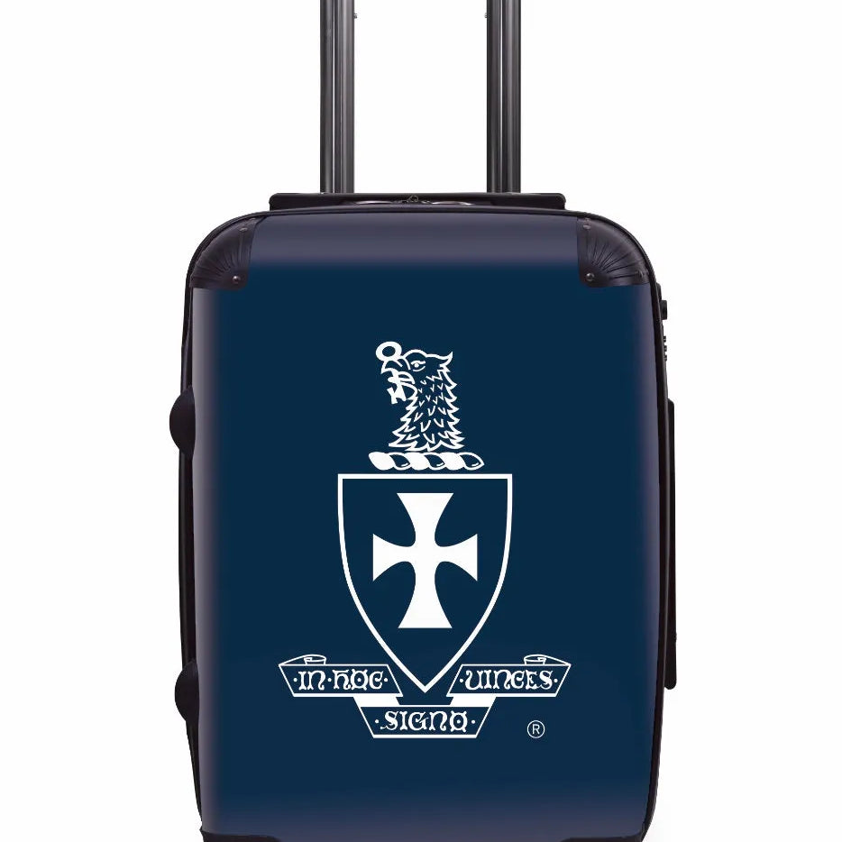 Sigma Chi Carry-On Suitcase - Coat of Arms Deep Blue Suitcases