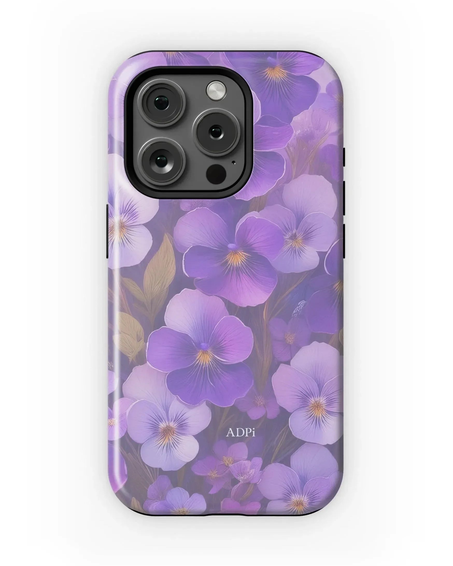 Alpha Delta Pi iPhone Mobile Phone Case - Violets | ADPi Gifts