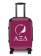 Alpha Xi Delta Carry-on Suitcase - Greek Letters & Quill