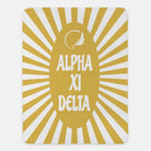 Alpha Xi Delta XL 60x80 Sherpa Throw Blanket - Starburst | AXiD Gifts