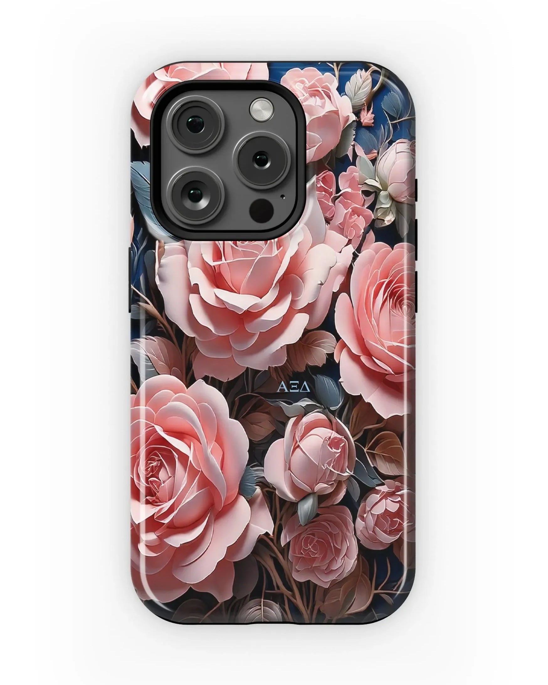 Alpha Xi Delta iPhone Mobile Phone Case - Pink Roses | AXiD Gifts