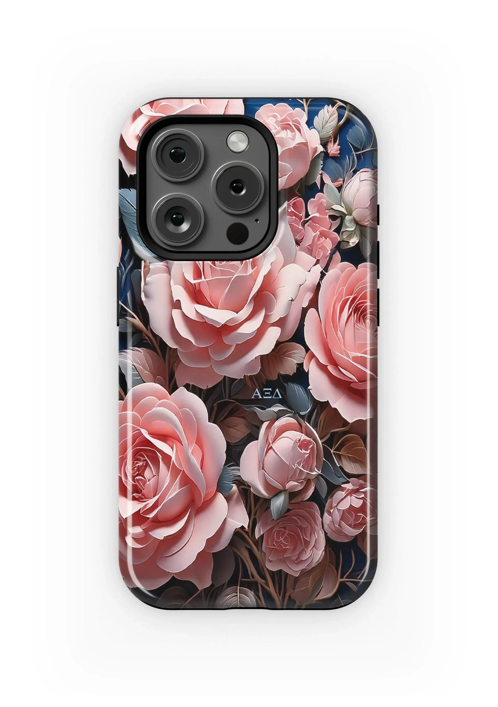 Alpha Xi Delta iPhone Mobile Phone Case - Pink Roses | AXiD Gifts