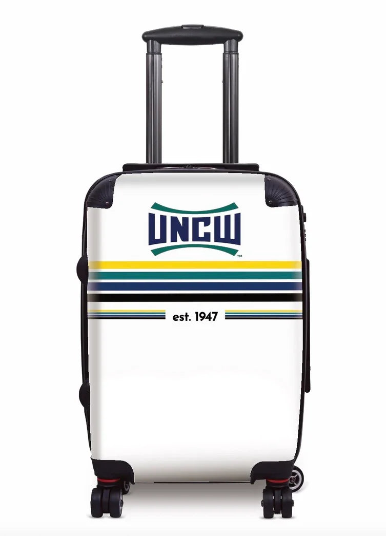 UNCW Carry-on Suitcase - Preppy Stripes | UNCW Suitcases