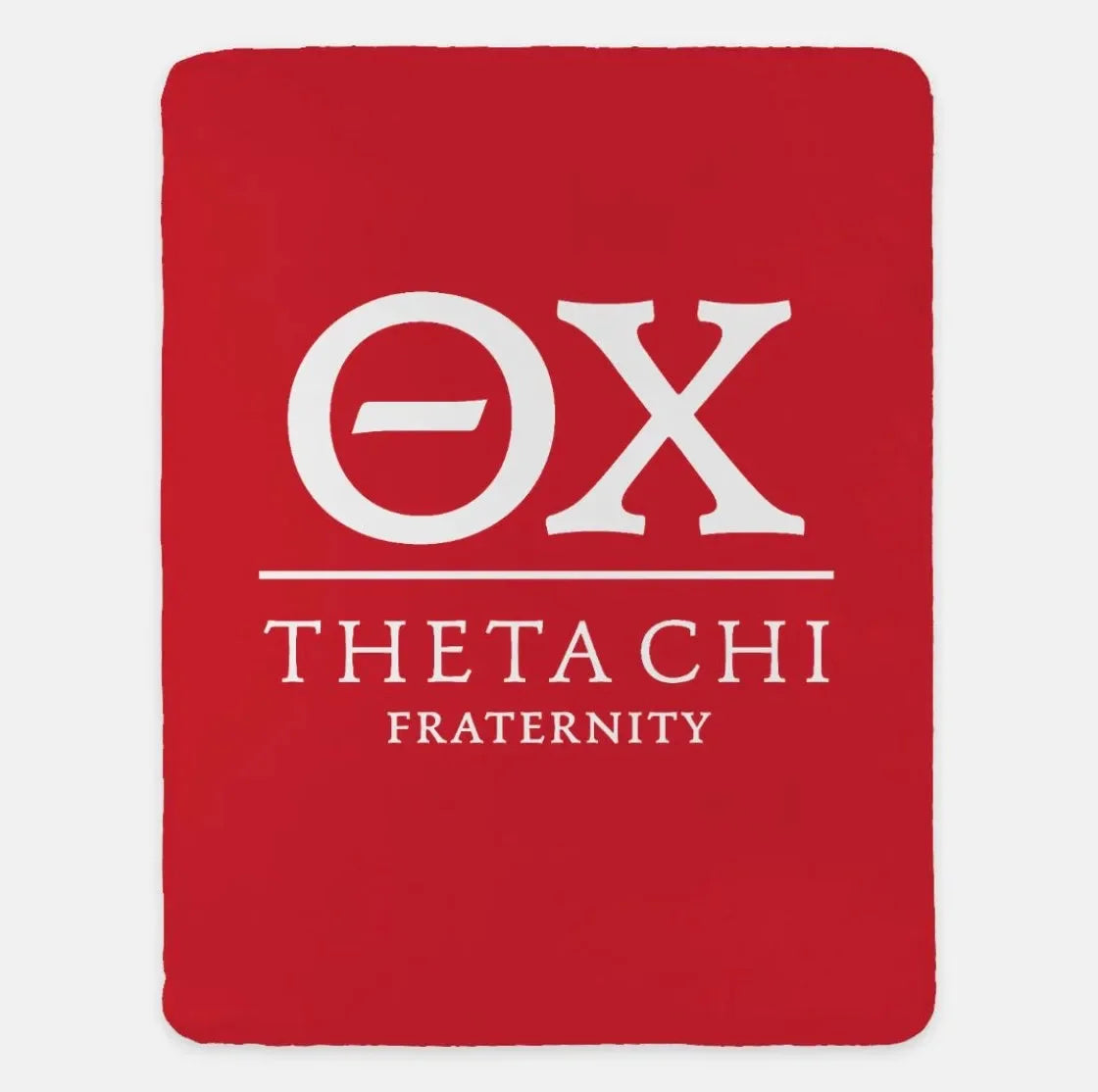 Theta Chi XL 60x80 Blanket Red Throw Blankets