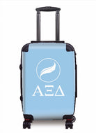 Alpha Xi Delta Carry-on Suitcase - Greek Letters & Quill