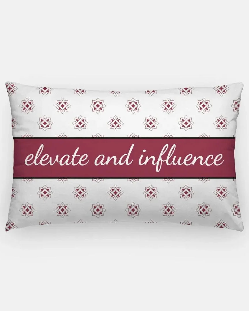 Alpha Sigma Alpha Lumbar Throw Pillow Cover - Evaluate and Influence Pillow Covers