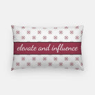 Alpha Sigma Alpha Lumbar Throw Pillow Cover - Evaluate and Influence Pillow Covers
