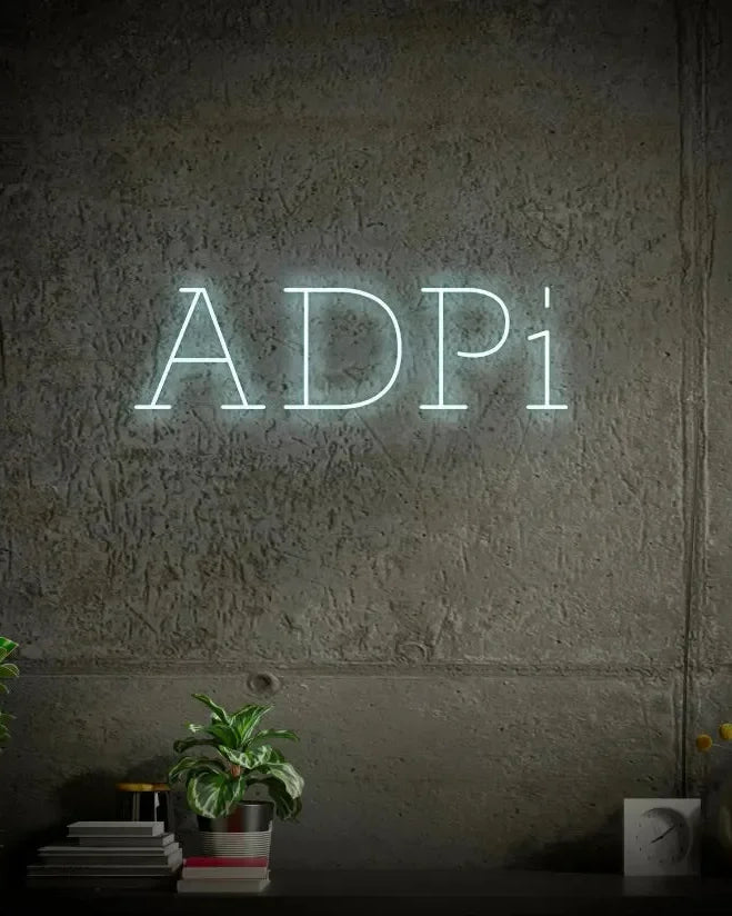 ADPi LED Neon Sign w/ Dimmer Neon Signs