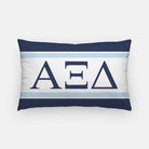 Alpha Xi Delta Lumbar Pillow Cover Stripes | Custom AXiD Gifts & Decor