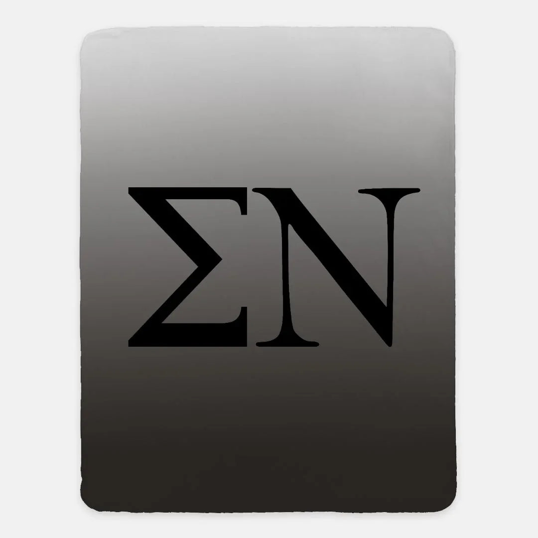 Sigma Nu Sherpa Blanket XL 60x80 - Gradient Default Title Throw Blankets