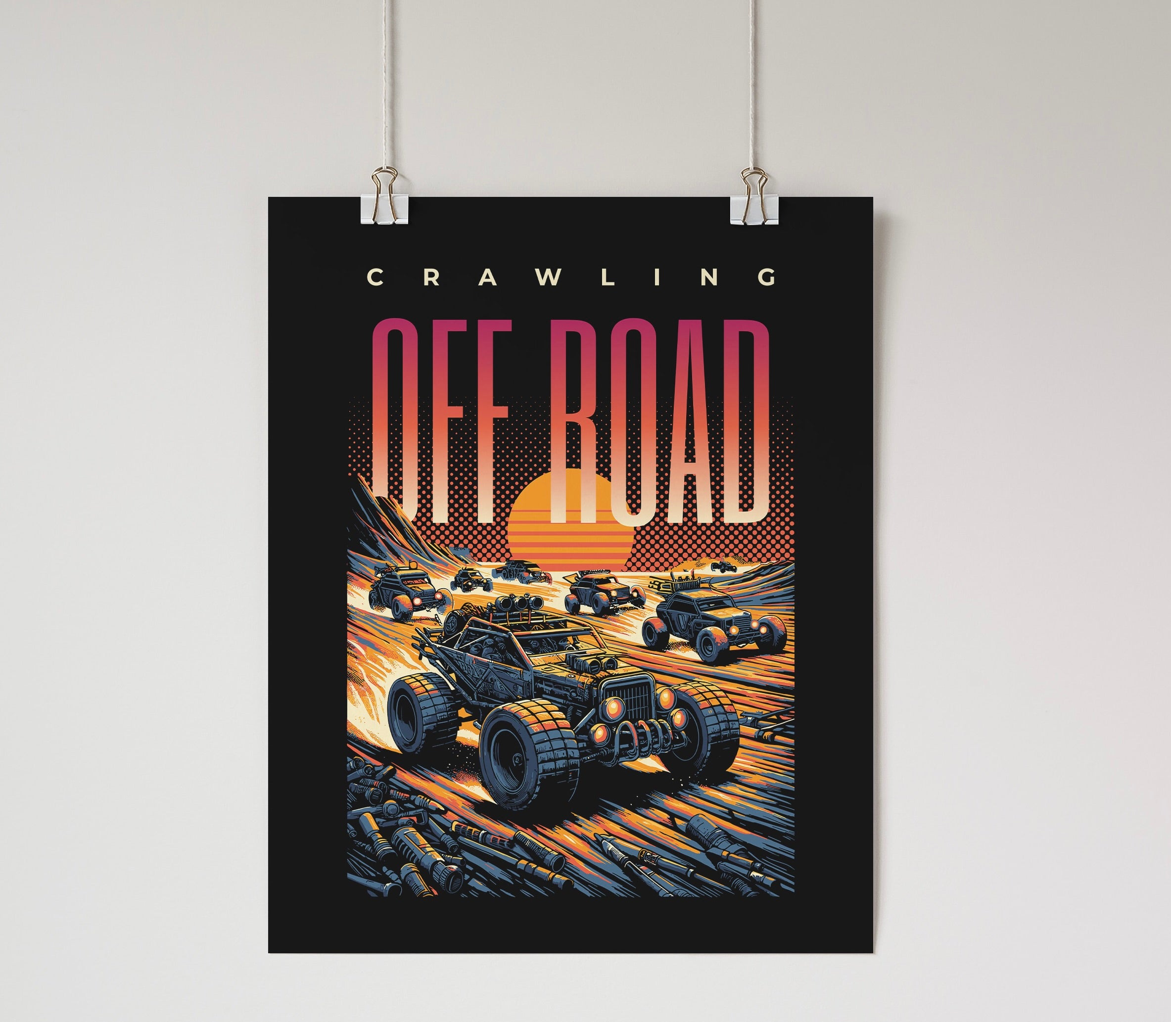 Off Road Crawling Wall Poster Wall Art & Signs
