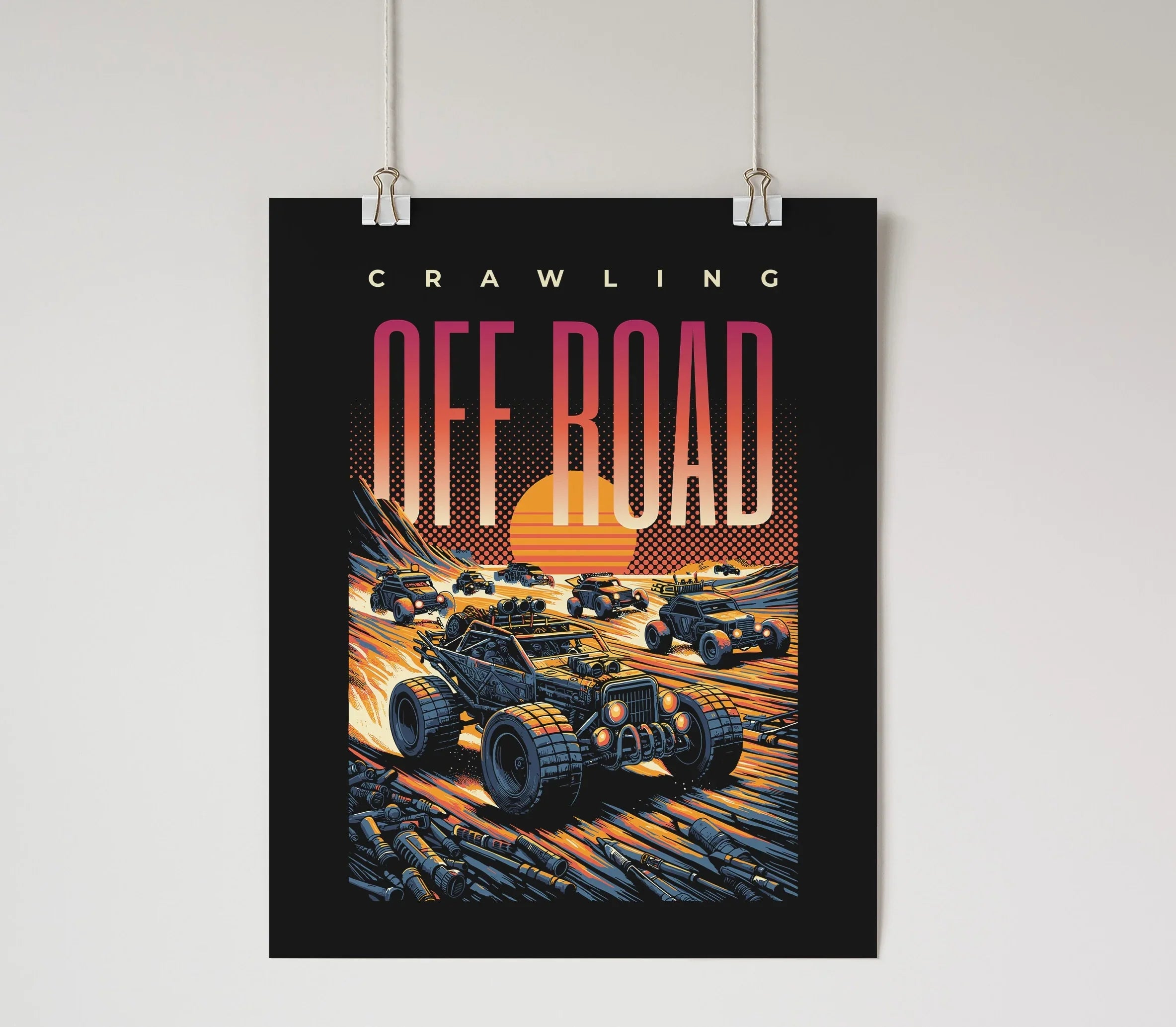Off Road Crawling Wall Poster Wall Art & Signs