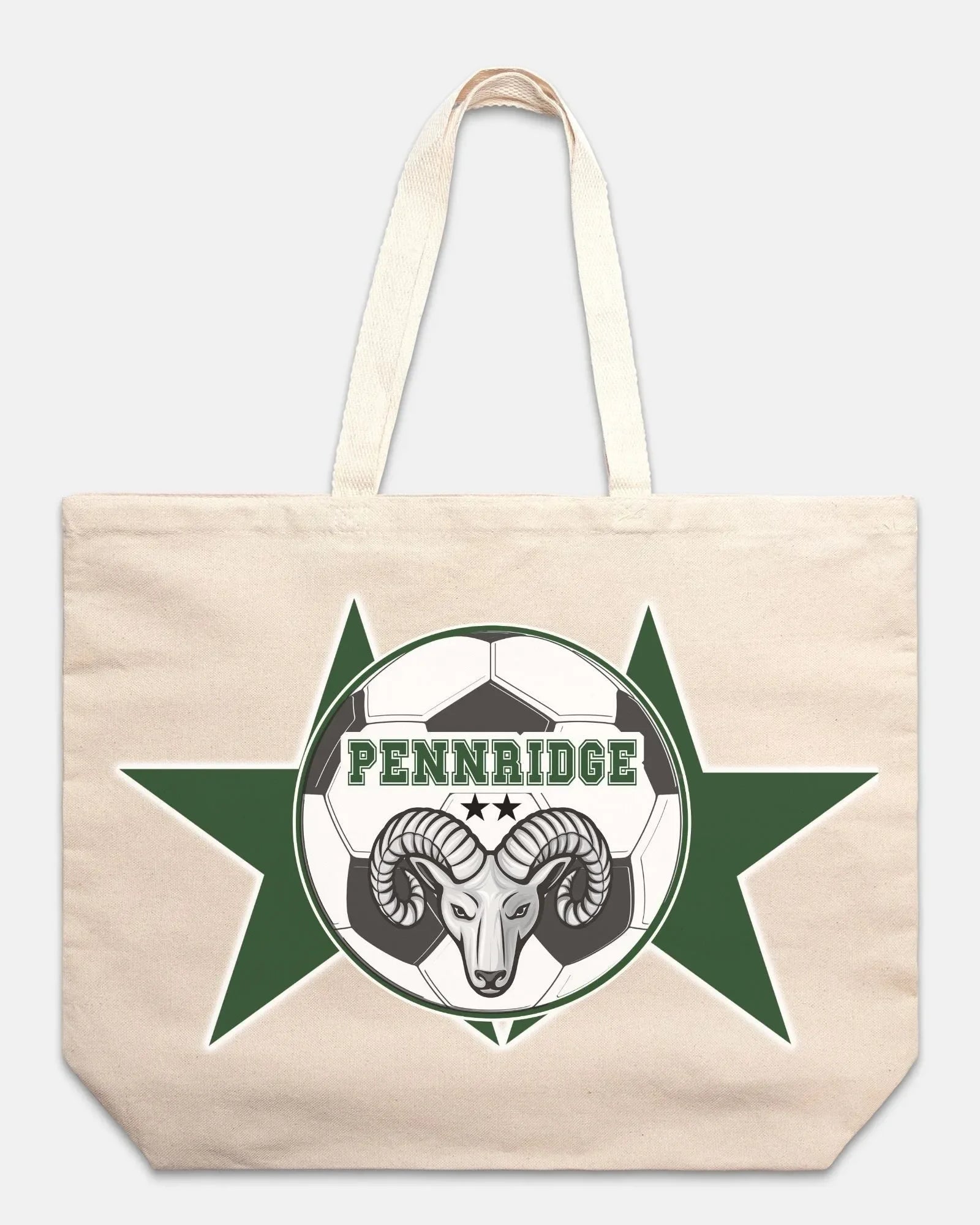 PHS Soccer Ball Oversized Tote Tote Bags