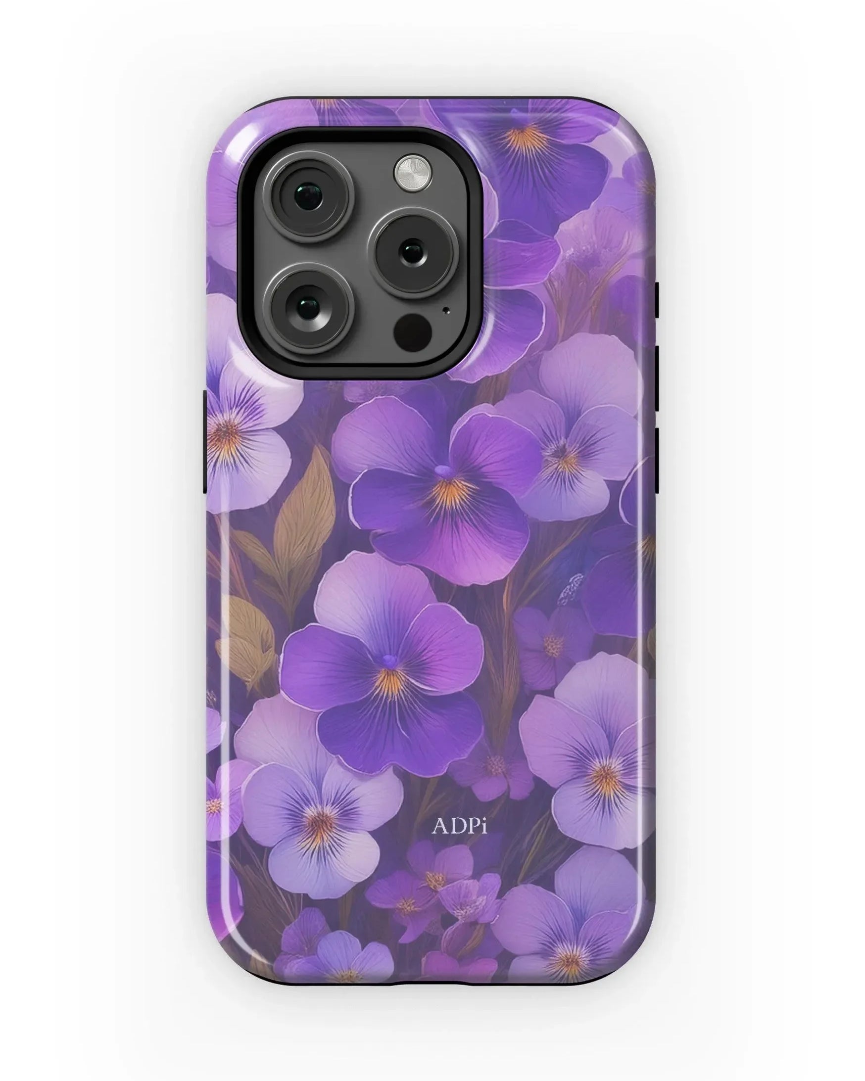 Alpha Delta Pi iPhone Mobile Phone Case - Violets | ADPi Gifts