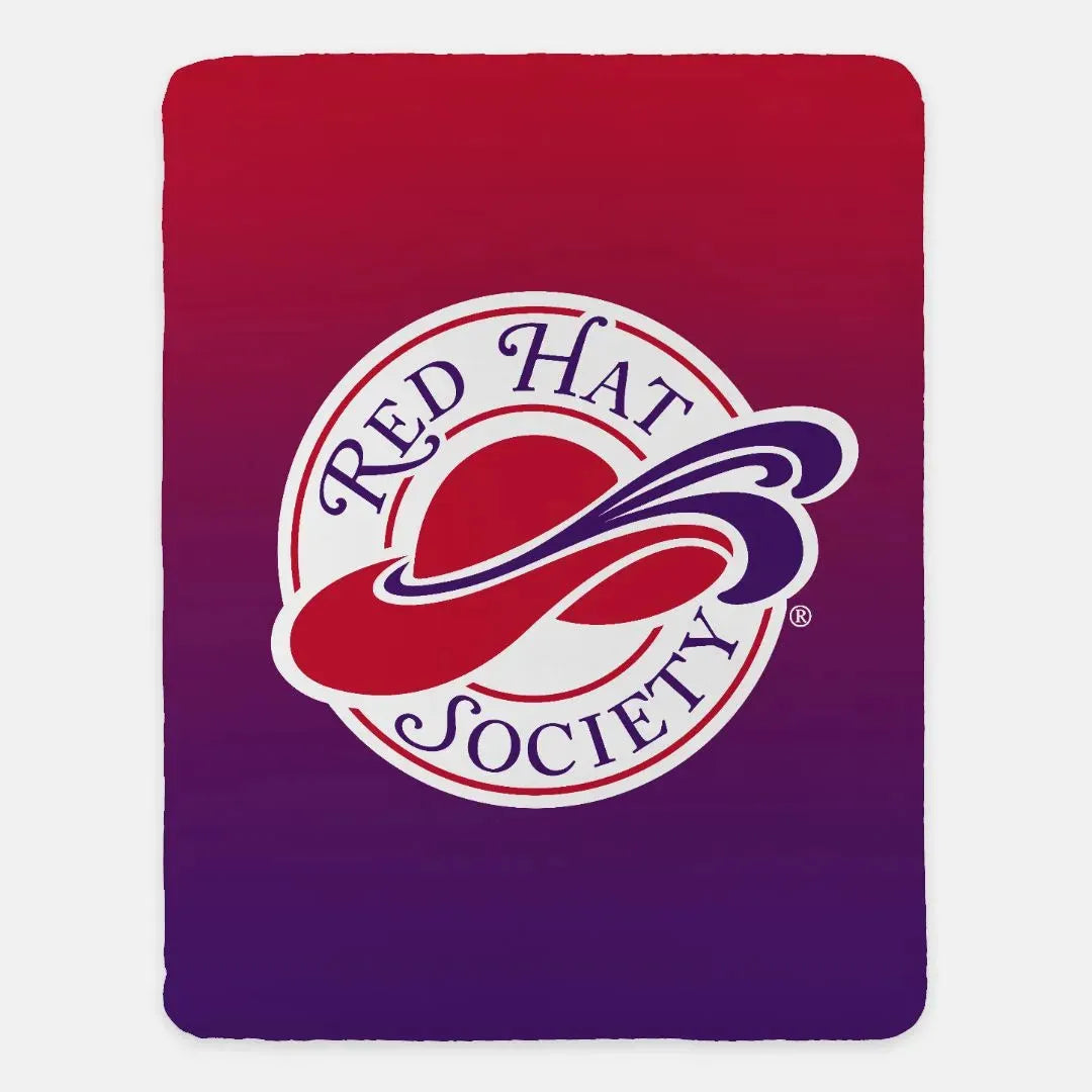 Red Hat Society Blanket - Gradient 60"x80" Throw Blankets