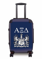 Alpha Xi Delta Carry-on Suitcase - Crest Blue Suitcases