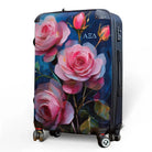 Alpha Xi Delta Carry-on Suitcase - Bold Pink Roses Suitcases