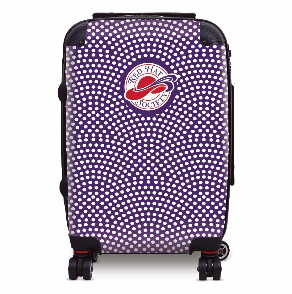 Red Hat Society Carry-on Luggage - Dots Suitcases