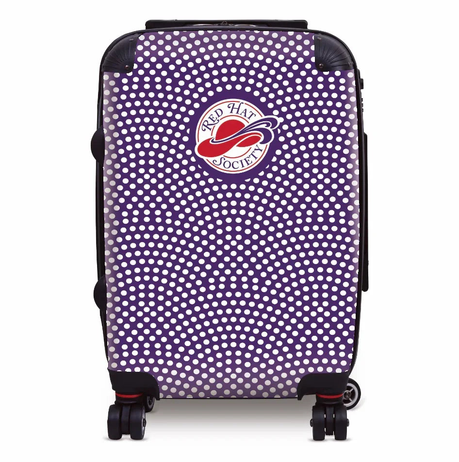 Red Hat Society Carry-on Luggage - Dots Suitcases