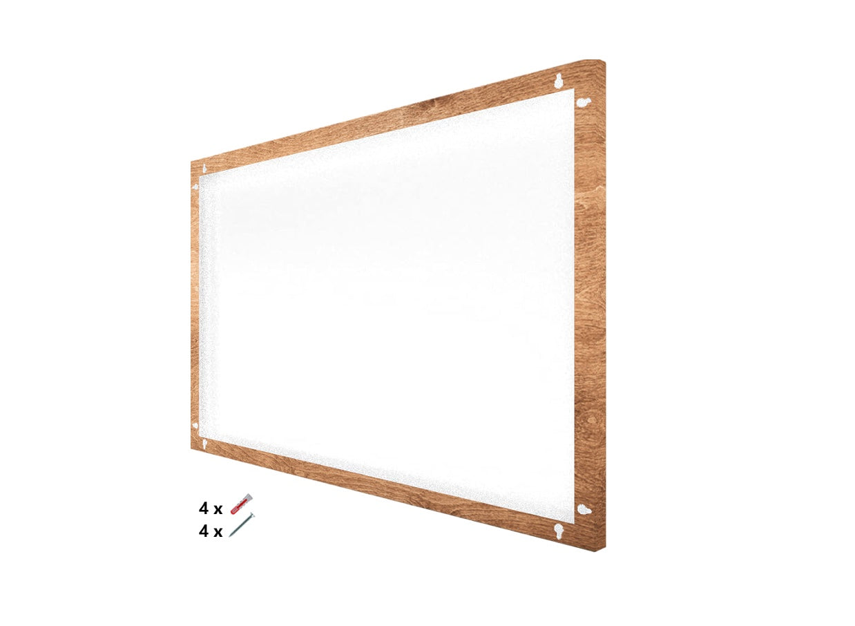 Light Wood Grain XL 3-in-1 Magnetic Dry-Erase Board Dry-Erase Board